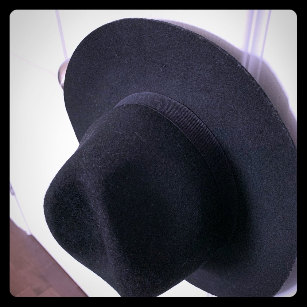 Black Felt Hat